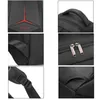 Plecak antyfiltowkowy Mężczyźni PVC 15,6 cali laptop USB Wodoodporny notebook Rucksack Business Travel Taps Pack Bag dla mężczyzny