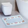 Carpets Floral Bathroom Rug Bath Mats For Non Slip Super Soft Rugs Shower Flower Carpet Machine Washable