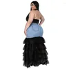 Kvinnors tvåbitar byxor 2024 Fashion Big Size Dress 2 Pieces Set Women Elegant Suit