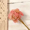 Decorative Flowers Hydrangea False Flower Soft Gum Rice Seed Fruit Artificial Wedding Bouquet Home Garden Forever Blooming Decoration