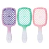 Tangled Hair Comb Detangling Brush Massage Combs Hollow Out Nat Curly Brushes Barber Salon Styling Tools