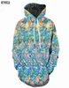 3D Hoodies Anime Sweatshirts Männer Psychedelic Kapuze Casual Funny 3D Printed Ocean Sweatshirt Printed Fish Hoodie Print H09096902209