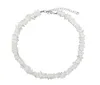 Chokers 2022 Bohemian Natural Puka Shell Weiße Farbe Unregelmäßige Chip Choker Halskette für Frauen Männer Collares de Moda Kolye5457280