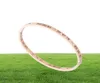 Armreifen Armband Designer juwerly Frauen Aushöhlung Römische Zahl Roségold Armbänder für Paare mit Öffnungen 7810109