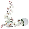 Fiori decorativi Floro in vaso artificiale Falum Falum Blossom Bonsai Falso finto desktop simulato realistico