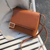 Bag Square Crossbody Vintage 2024 Moda de alta qualidade PU couro feminino Handbag Travel Travel Ombro Messenger