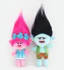 Movie Cartoon 2st/Lot 23cm Dream Works Movie Trolls Plush Toy Doll Py Branch Stuffed Dolls7771523