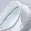 カジュアルシューズ女性の加硫夏ファッションレースメッシュ通気性スニーカー分厚いレースアップフラットザパティラパラミージェル
