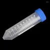 Storage Bottles 50 Pieces 50Ml Plastic Centrifuge Tube Pipe Vial Lab Test Container