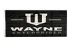 Wayne Enterprises Batman Flag Banner 3x5 piedi Man Cave Outdoor Flag 100 strato singolo Polyester traslucido 3x5 ft Flag89333382