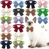 Abbigliamento per cani 50/100 pezzi di fiocchi di gatto piccolo cazzo collare moda graziose bow bowties per cani animali domestici che curano gli accessori per gli accessori