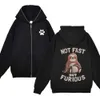 Women's Hoodies Sweatshirts Sloth Cartoon Print Hoodies Full Zipper Jackets Funny Cat Pattern Sweatshirts Y2K Casual Zip Hoodie Hip Hop Streetwear Clothing 240413