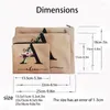 Cosmetic Bags Personalized Your Name DIY Wedding Party Canvas Makeup Case Zipper Toiletry Pouch Children Pen Bag Teacher Gift