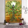 Tapestries Colorful Tree Of Life Tapestry Mysterious Home Art Landscape Wall Pendant Large Size Sofa Blanket Yoga Mat Decor