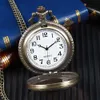 Ny Fashion Gift Quartz Wall Flip Cover Digital Tea Glass Necklace Pocket Watch