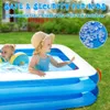2m/2,6 m stor uppblåsbar pool vuxna barn pooler badkar sommaren utomhus inomhus badkar vatten pool familjefest leksaker 240403