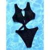 Costumi da bagno femminile sexy asimmetric tagliato out monokini da donna con costume da bagno con costume da bagno ad costume da bagno imbottite da bagno imbottiti nuoto v5049