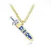 Whole Legend of Zelda Sword Necklace Removable Master Pendant Golden sky sword with sheath Necklace Fashion Jewelry Souvenirs1779097