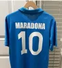 Maradona 1986 1987 1988 1999 Футбольные футбольные футбольные майки наполи 87 88 89 91 93 Классический синий тайский футбол для мужчин Коппа Неаполь футбольные рубашки