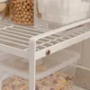 Cuisine Storage Orz White Cabinet Shelf Organizer Rack pour le garde-manger Spice Spice Coundren Countertop Home Bureau Home Bureau