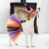 Dog Apparel Pet Tutu Role Play Outfits Clothes Accessories Hair Hoops 2 Piece Set Costume Mesh Decorative Skirt Headband Halloween