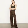 Women's Pants 2024 Summer Sand Washed Silk Elastic Satin Drawstring Straight Casual Women Air