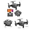 Drony RC Pocket Mini Drone 4K HD Folding Wi -Fi Zdalne sterowanie samolotem Aerial Photography Fotografia stałej wysokości Quadcopter Helikopter Męskie zabawki