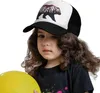 Ball Caps Bear Forest Mountain Trucker Mesh chapeau réglable Youth Toddler Baseball Cap pour les enfants et les enfants de 3 à 10 ans