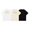 T-shirt designer 24SS MENS RHUDE Maglietta di lusso di lusso estate Pure Cotton Rhude Maglietta Coppia Stampata Stampato T-Shirt Tenda T-shirt: S-XL 828