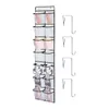 Boîtes de rangement Organisateur de chaussures sur la porte 12 Grids Rack Grand Poche Portez avec 4 crochets forts