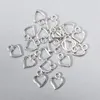 Charms 20 stcs/pack legering hartvergrendeling schattige liefde hangers voor doe -het -zelf armband kettingen sieraden maken accessoires maken