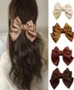 Oversized Bow Hair Clip Threelayer Butterfly Silk Satin Barrette Women Hairpins Vintage Ponytail Clips Hairgrip Hair Accessorie5017697