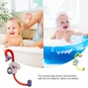 Bath Toys Cute Electric Elephant Water Pump med 360 grader justerad slang baby badduschhuvud pip rinser barn dusch kul leksaker 240413