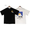 العلامة التجارية Rhude T Shirt Designer Shirt Men Shirts Print White Black S M L XL Street Cotton Fashion Mens Tshirts Tshirt 893