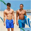 Heren zwemkleding escattech man zwem shorts stammen strand bord zwembroek zwembroek zwempakken heren hardlopen sporten surffing 220419 drop levering dh8lp