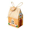 Рождественские украшения календарь приключения коробка Diy Candy Biscuit Pured Boxes