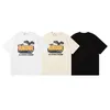 T-shirt designer 24SS MENS RHUDE Maglietta di lusso di lusso estate Pure Cotton Rhude Maglietta Coppia Stampata Stampato T-Shirt Tenda T-shirt: S-XL 828