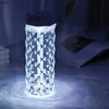 Humidificateurs Lampes à parfum 1pcs 400/1000 ml Humidificateur en cristal USB coloré avec aromathérapie et purification de l'air pour la chambre et le bureau