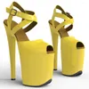 Modèle de chaussures de danse montre la mode 20cm / 8 pouces Pu Upper Plateforme sexy talons hauts sandals Pole 332