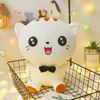 Оптовая мультипликационная выражение выражение Doodle Big Face Cat Plush Toy Doll Little Cat Doll's Kids's Gitledent Gift Diftow