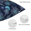 Travesseiro luminocean luminfish tampa capa de casa decorativa personalizada 40x40 travesseiro para sala de estar