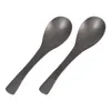 Łyżki 2PCS zupa ze stali nierdzewnej Deser Zupy Znakomity dla Home El Restaurant Ladle