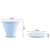 Cups Saucers 6 Colors 270ML Silicone Travel Cup Retractable Folding Coffee Collapsible Tea Outdoor Sports Tour Water