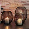 Candle Holders Column Candlestick Zestaw 2PCS Cage na śluby imprezy i dekoracje weselne