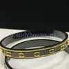 Goud vergulde armband Bracelet Designer Brief Letter Bangles vrouwen mannen titanium roestvrij staal mode alledaagse accessoires feest bruiloft designer sieraden geschenken