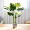 Decoratieve bloemenproducten Gesimuleerde groene planten Large potte creatieve indoor ornamenten Pography Props