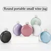 Hip Flasks Stainless Steel Flask Fashion Round For Vodka Alcohol Traveling Wine Jug Liquid Insulated Bottle