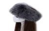 Hiver épais fox cercle cercle de chapeau russe y bandeau femelle bande de fourrure en fourrure pointe bandette de coiffure large accessoires de ski accessoires 2103298970058
