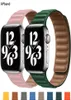 Leather Link for Apple Watch Band 44mm 40mm 38mm 42mm Watchband Original Magnetic Loop Bracelet IWatch Seires 3 5 4 6 SE Strap6576071