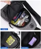Mens Bag Solid Color Chest Outdoor Casual Fashionable Small Satchel Canvas Handväska Dragkedja Messenger Fashion Bags 240402